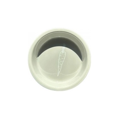 Trixie Keramická miska s mrkvičkou tmavší šedá 200 ml