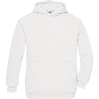 B&C Collection B&c hooded kids / Детски суичър с качулка - бял 116 (01068100162)