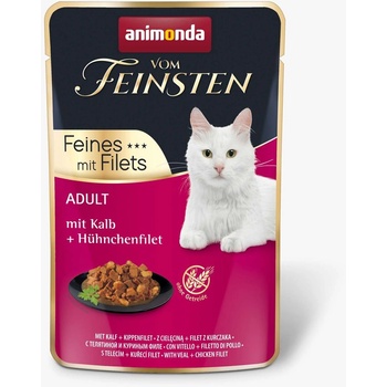 Animonda Vom Feinsten Cat Adult - телешки и пилешки филета 85 г