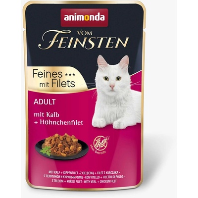Animonda Vom Feinsten Cat Adult - телешки и пилешки филета 85 г