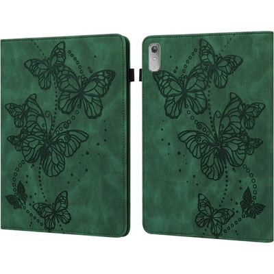 Vsetkonamobil 85700 ART BUTTERFLY Zaklápacie puzdro pre Lenovo Tab P11 Gen 2 zelené