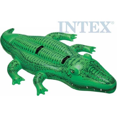 Intex Plovoucí KROKODÝL 58562 203x114cm zelená – Zboží Dáma