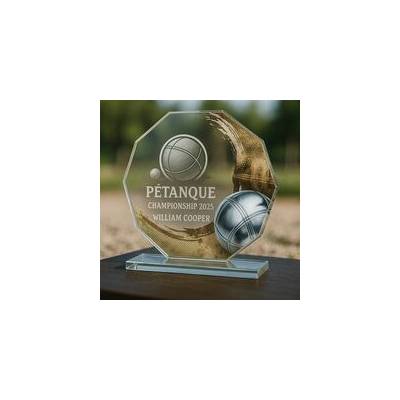 Poháry Bauer Skleněná trofej CR2024301M17 Petanque