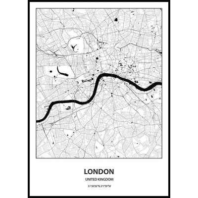 Jen tak z lásky Plakát Mapa města (více variant měst) Rozměr plakátu: 30 x 40 cm, Město: Berlin