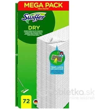 Swiffer Sweeper Dry čistiace obrúsky 72 ks