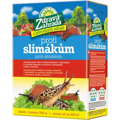 Zdravá zahrada Přípravek proti slimákům Ferranish natur 1,5 kg