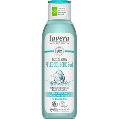 Lavera sprchový gél na tělo a vlasy s neutrální vůní 2v1 Basis Sensitiv 250 ml