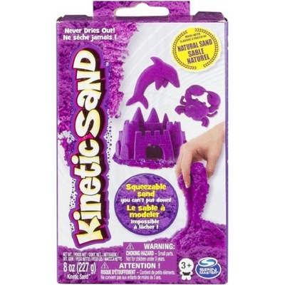 Spin Master Kinetic Sand základní krabice s pískem různých barev fialová 227 g