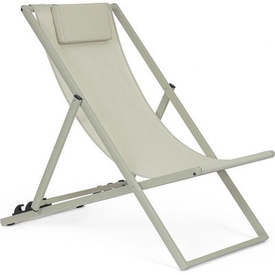 Bizzotto Кафяво-сив градински шезлонг метален Taylor - Bizzotto (0663863)