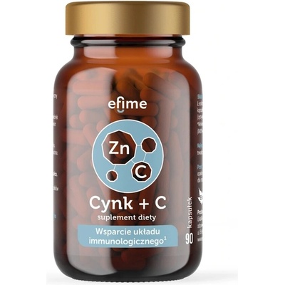 Ekamedica Цинк 10 mg + Витамин С 300 mg 90 капсули | Ekamedica (520504 EK)