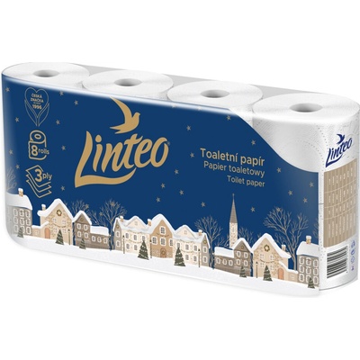 Linteo Vianoce DEŇ & NOC 3-vrstvý 8 ks