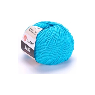 YarnArt Jeans 33 - tyrkysově modrá