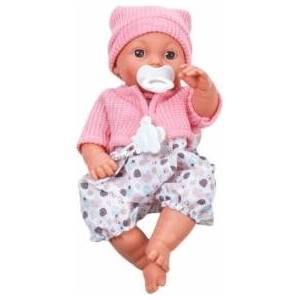 LEAN Toys Baby Doll Infant Hat Sweater Pacifier Sounds