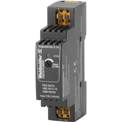 Weidmüller 2580180000 napájecí zdroj 24 V/DC 0.7 A 16 W Obsah 1 ks