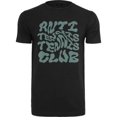 Mister Tee Мъжка тениска в черен цвят Mister Tee Anti Tennis ClubUB-MT2637-00007 - Черен, размер XS