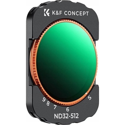 Kf filtr ND filtr šedý nastavitelný ND32-ND512 pro DJI Osmo Pocket 3 HD MC Nano X K&F - KF01.2545