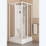RAVAK Supernova - Душ кабина 91x91 см, с ваничка и аксесоари, бяла/Pearl 8267711211 (8267711211)