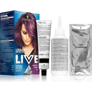 Schwarzkopf LIVE Urban Metallics перманентната боя за коса цвят U69 Amethyst Chrome