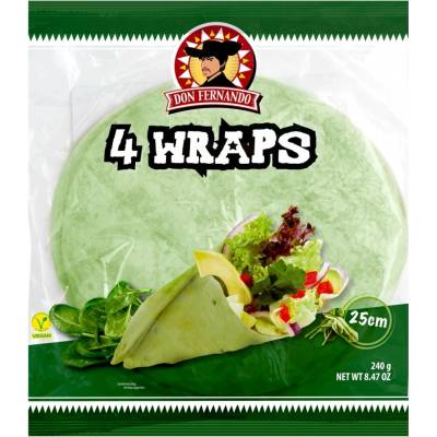 Don Fernando tortilové wrapy se špenátem 240 g – Zbozi.Blesk.cz