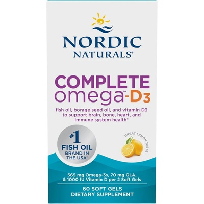 Nordic Naturals Complete Omega 60 softgel kapslí