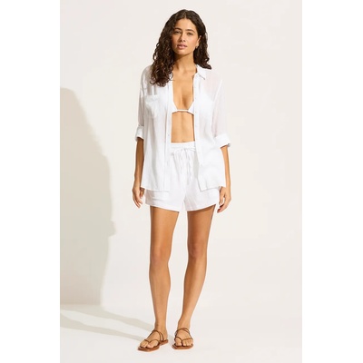 Seafolly риза дамска от памук Breeze Beach (55428.TO)