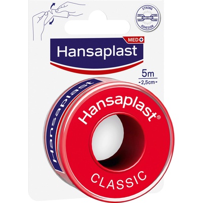 Hansaplast Фиксираща лента Classic 5 м x 2, 5 см - 1 бр