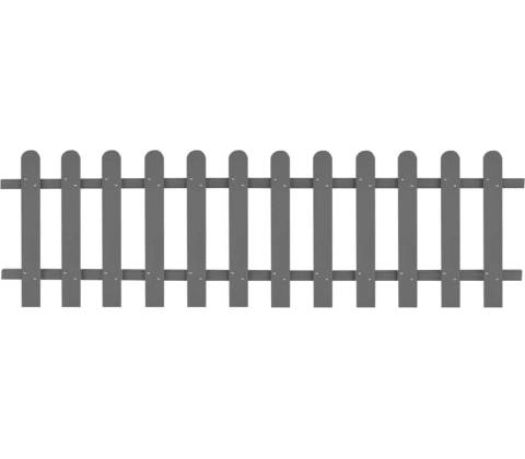 Laťkový plot WPC 200 x 60 cm 568452