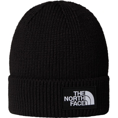 c The North Face Tnf Logo Box Cuffed beanie černá