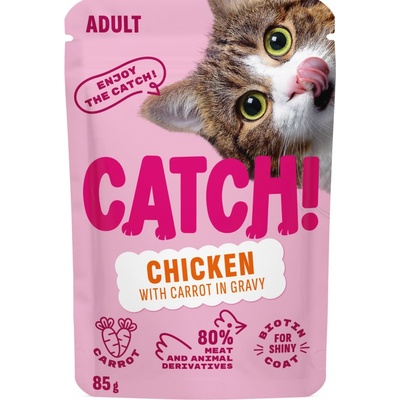 CATCH Chicken and carrot in gravy 85 g