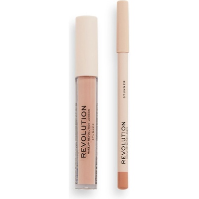 Makeup Revolution Lip Contour Kit Stunner Комплект