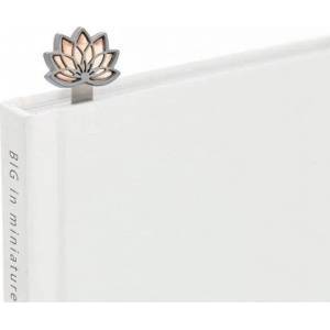 Metalmorphose Lotus flower rose gold book insert