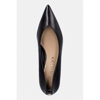Guess обувки с ток от кожа CASEN (FLTCSE.LEA08.BLACK)