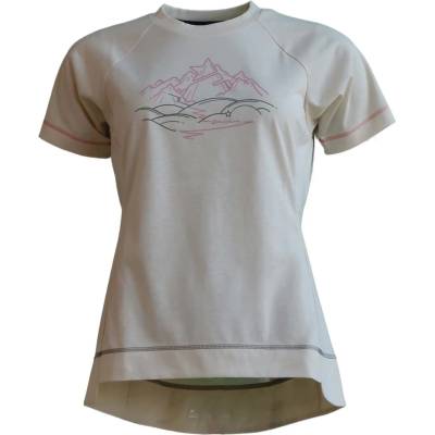 Zimtstern Дамска фланелка с къс ръкав за колоездене Zimtstern Women's PureFlowz Eco Shirt S/S Cycling jersey - Cream - размер XS (156-2914-0211)
