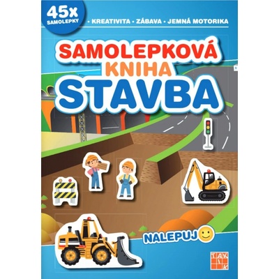 Samolepková kniha Stavba - Nalepuj