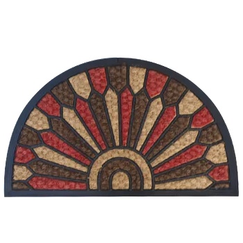 Image 1 of Jin Bo Yang Изтривалка полукръг ЦВЕТНА 45/75см mn-119(3682) (011544)