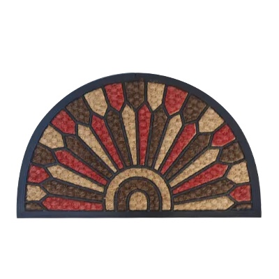 Jin Bo Yang Изтривалка полукръг ЦВЕТНА 45/75см mn-119(3682) (011544)