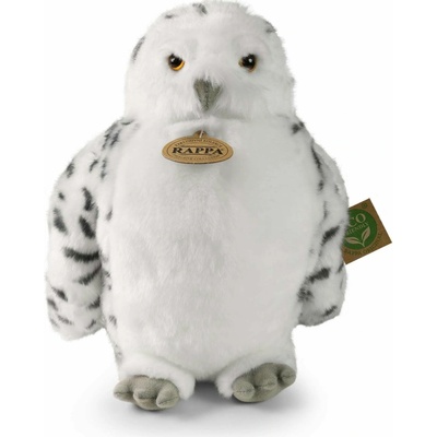 Eco-Friendly Rappa sova/sovice sněžná s otáčející hlavou 28 cm