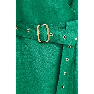 Tommy Hilfiger рокля с лен (WW0WW48951)