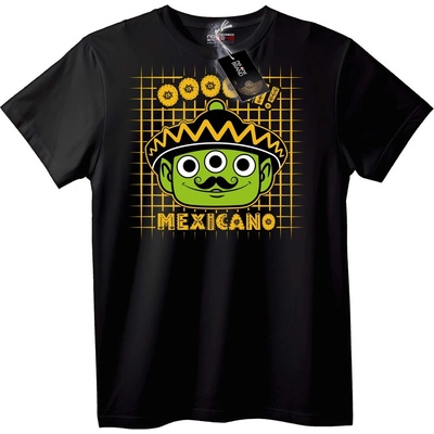 NOONEBRAND Тениска Мексикански сомбреро - 3XL, Black