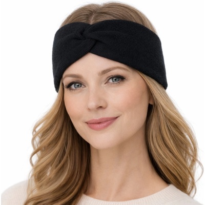 Fiebig Headwear since 1903 černá kašmírová zimní