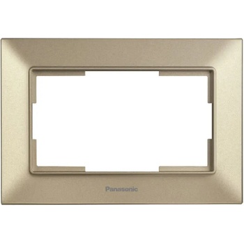 Panasonic РАМКА ЗА ДВОЕН КОНТАКТ БРОНЗ PANASONIC Arkedia Slim (8681224541900)