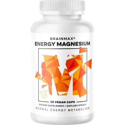 BrainMax Energy Magnesium 1000 mg Horčík Malát 200 mg 50 kapsúl