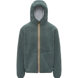 K-Way Мъжко поларено яке K-Way Jack Sherpa Polar Double Fleece jacket - Green Balsam / Grey Ash (005-6729-0413)