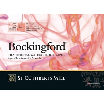 St Cuthberts Mill Bockingford H. P. Скицник 12 26 x 18 cm 300 g White (T45330001011B)