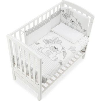 ITALBABY B. side white Кошара+матрак+сет 4ч. kuku grey (070.0920-008)