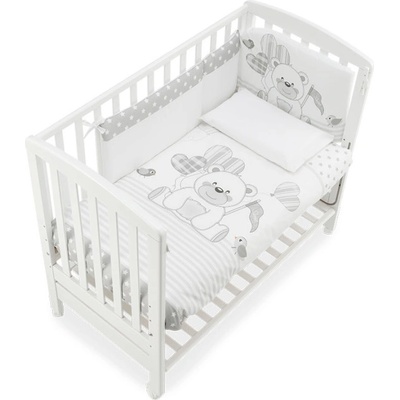 ITALBABY B. side white Кошара+матрак+сет 4ч. kuku grey (070.0920-008)