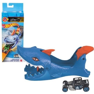 Mattel Hot Wheels: Стартиране на звяр - Елемент от писта Акула (GVF43)
