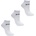 Everlast Мъжки чорапи Everlast 3 Pack Trainer Socks Mens - White