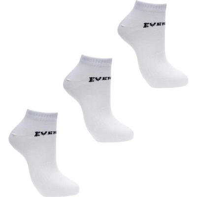Everlast Мъжки чорапи Everlast 3 Pack Trainer Socks Mens - White
