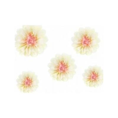 MFP Bibule decoration Flowers, cream, 30-20 cm (1 pc. /5 pcs. )